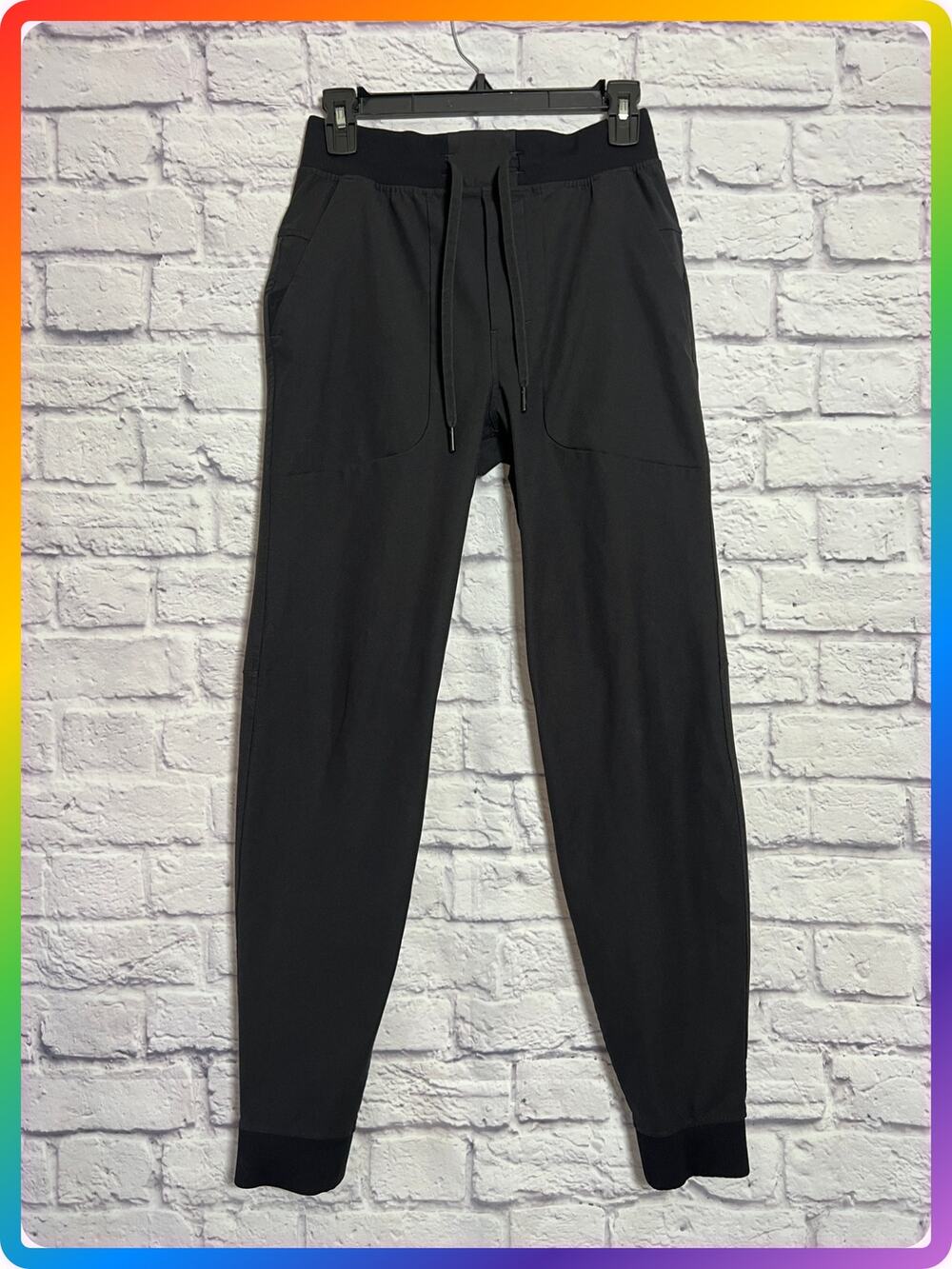 Lululemon Men's ABC Warpstreme Jogger SIZE XS Black Pants Drawstring Pockets
